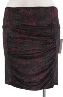Free People Jewel Combo Printed Crushed Velvet Mini Skirt