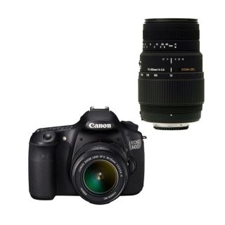 18 55 + SIGMA 70 300   Achat / Vente REFLEX Canon EOS 60D + EF S 18