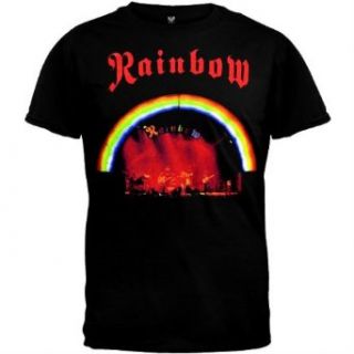Rainbow On Stage Black T Shirt Clothing