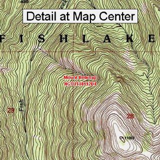 USGS Topographic Quadrangle Map   Mount Belknap, Utah