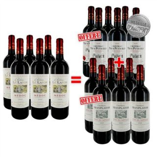 Coffret 18 bouteilles de vins de Bordeaux 6 acheté   Achat / Vente