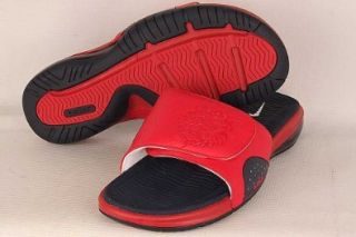 Nike Mens Slides Air Lebron Red Black 13 M US: Shoes