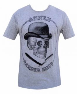 Mens Annex Clothing Barber Shop Skull with Derby Hat