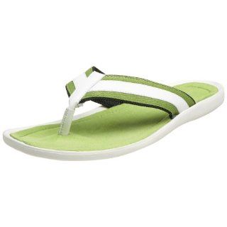 : Kenneth Cole REACTION Mens Sand N Sea Sandal,White/Lime,7 M: Shoes