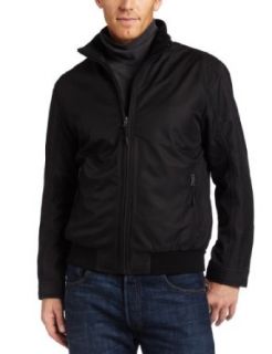 Haggar Mens Soft Shell Active Jacket, Black, Medium