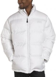 Southpole Mens Bubble Quilt Padded Jacket,White,XX Large