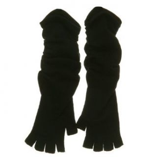 Fingerless Long Glove   Black W20S44E   clover Clothing