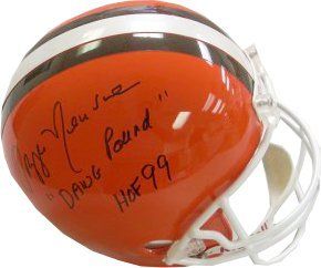 Ozzie Newsome Signed Helmet   Replica   Autographed NFL