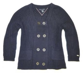 Tommy Hilfiger Women Cardigan Sweater (M, Navy) Clothing