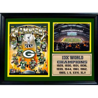 Super Bowl XLV Champion Green Bay Packers Photo Stat Farme Today $54