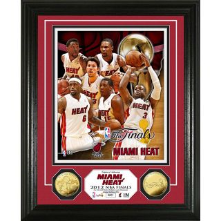 Miami Heat 2012 NBA Finals Team Force Gold Coin Photo Mint
