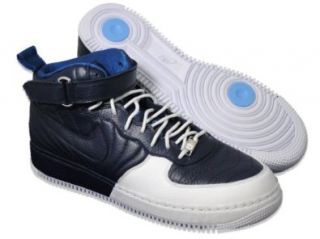 XII White/Navy Blue Retro Basketball Men Shoes (12)