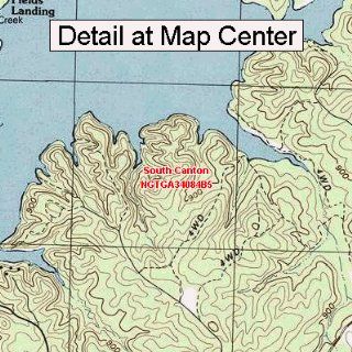 USGS Topographic Quadrangle Map   South Canton, Georgia
