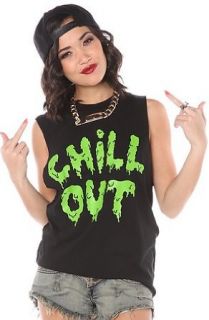 Jac Vanek Womens The Chill Out Muscle Tee Clothing