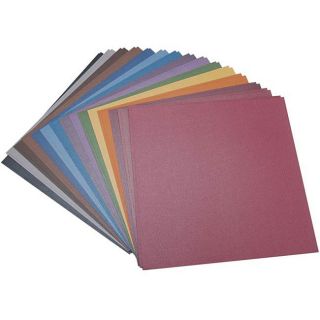 Bazzill Bling Dark 15 color 12x12 Cardstock (Pack of 30)