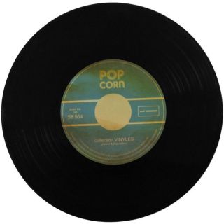 Coffret Dessous de Plat Aspect Vinyle 33 Tours Vintage Verre Popcorn