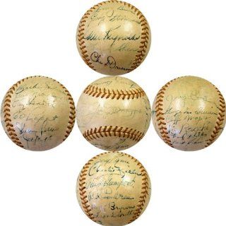 1948 New York Yankees Autographed Baseball (James Spence