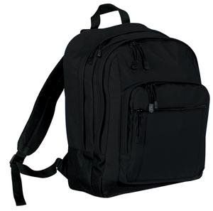 Upscale Polyester Backpack with Multiple Compartments