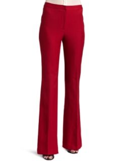 BCBGeneration Womens Wide Leg Pant, Red, 2: Clothing