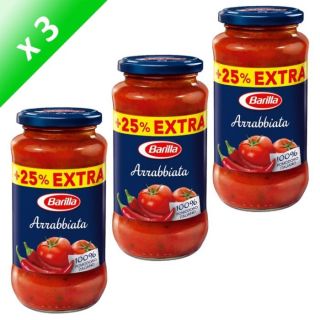 BARILLA Sauce Arrabbiata 400g +25% x3   Achat / Vente SAUCE CHAUDE