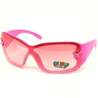 Kids Child 3 7+ Sunglasses UV 400 Girls Butterfly Pink