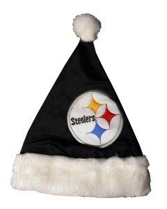 Pittsburgh Steelers Youth Santa Hat, Ages 3 5 Sports