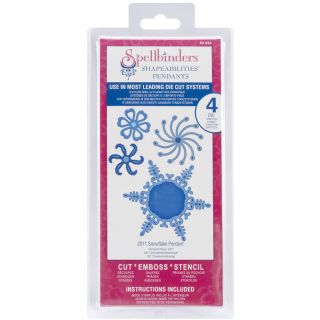 Spellbinders Shapeabilities Snowflake Pendant Dies Today $19.49 5.0