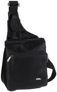 Travelon Messenger Style Shoulder Bag, Black, One Size