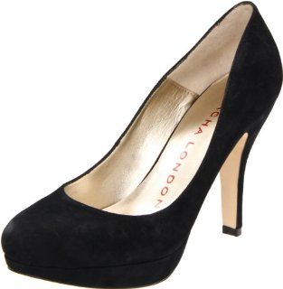 Sacha London Womens Jessica Platform Pump,Black Suede,9.5 M US Shoes