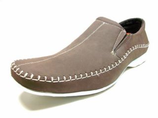 Brown Delli Aldo Casual Driving Moccasins Shoes Styled in Italy: Shoes