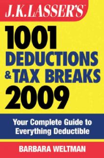 1001 Deductions and Tax Breaks 2009 (Paperback)