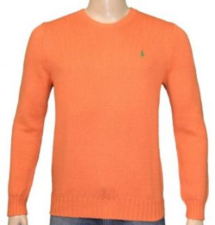 Polo Ralph Lauren Mens Cotton Sweater Orange 2XL