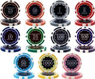 Eclipse 14gm Clay Poker Chip Sample Set   11 New Chips