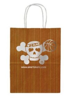 Gift Bag Basketball Golden Brown Clothing