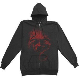 Rockabilia Opeth Skull Zippered Hooded Sweatshirt