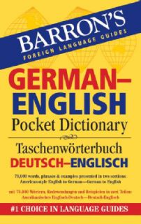 Barrons German English Pocket Bilingual Dictionary (Paperback) Today