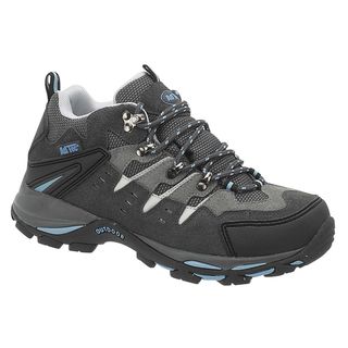 AdTec Womens Grey/ Blue Steel toed Work/ Hiker Boots