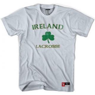 Ireland Lacrosse Silver T shirt: Clothing