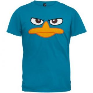 Phineas & Ferb   Perry The Platypus Face T Shirt Clothing
