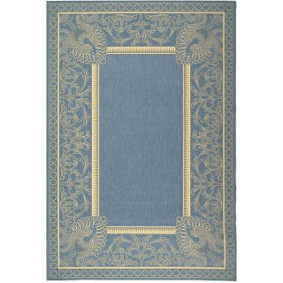 Indoor/ Outdoor Abaco Blue/ Natural Rug (710 x 11)