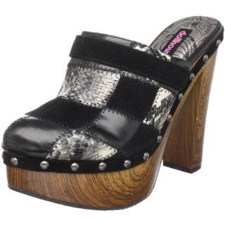 Dollhouse Womens Frau Mule,Black,8.5 M US Shoes