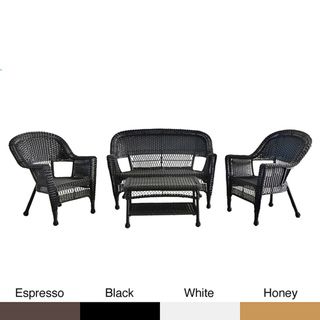 Wicker Patio 4 piece Conversation Set