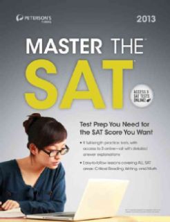 Petersons Master the SAT 2013 Today $17.48