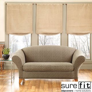 Sure Fit Brown Stretch Baxter 2 Piece Sofa Slipcover