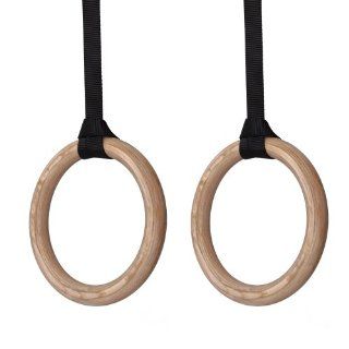 YiTao Deal Athle Wooden Olympic Gymnastic Rings Crossfit
