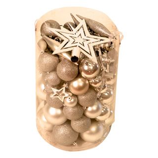 Silver 100 piece Christmas Ornament Kit