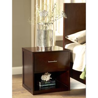 drawer Nightstand with Plinth Base