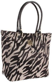 Perfect Large AA 0194309AA Tote,Black/Ivory Black,One Size Shoes