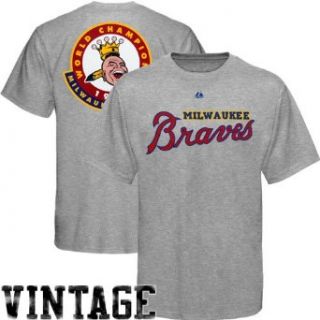 Majestic Milwaukee Braves Cooperstown Classic Tee Sports
