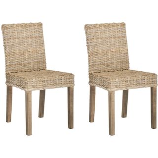 Grove Unfinished Natural Wicker Side Chairs (Set of 2)